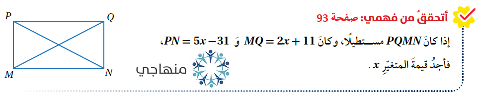 حالات خاصة من متوازي الأضلاع